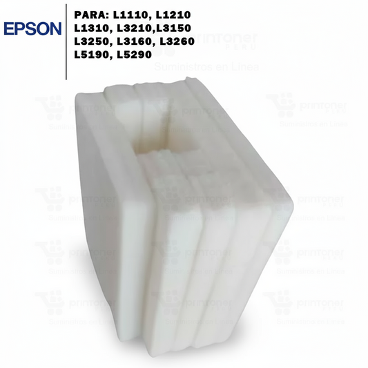 Esponjas Epson EcoTank L3250, L3260, L4150, L5190, L3110, L1210, L1250, L3210, L5290