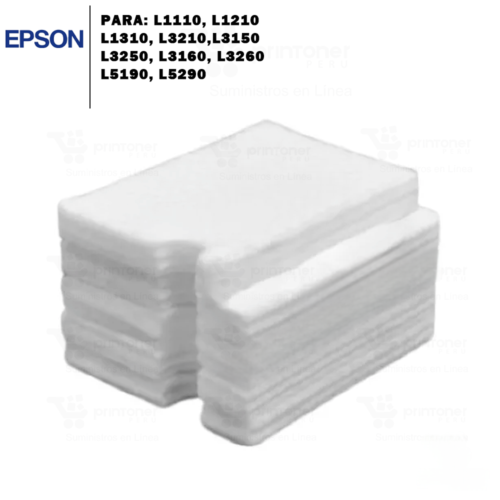 Almohadillas T00D1 Epson EcoTank L 1110 / L 1210 / L 1250 / L 3100 / L 3101 / L 3110 / L 3115 / L 3116 / L 3150 / L 3156 / L 3160 / L 3165 / L 3210 / L 3250 / L 3251 / L 3260 / L 5190 / L 5290 / ET - 2710 / ET - 2720 / ET - 2721
