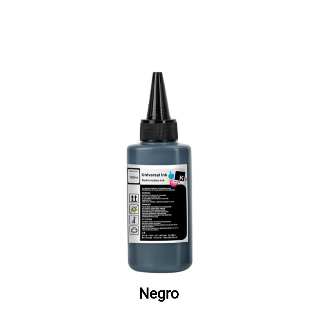 Tinta 100ml Sublimación Negro