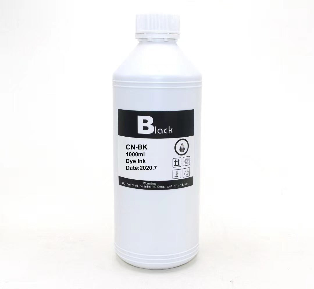 Tinta DYE 1 Litro Universal Negro | Epson /HP / CANON / BROTHER