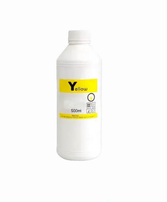 Tinta DYE 500ml Universal Amarillo | Epson / HP / CANON / BROTHER