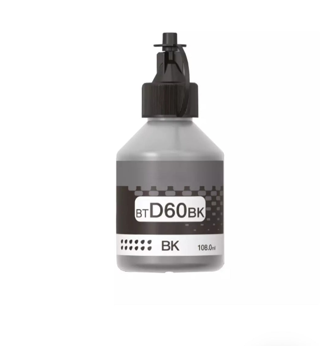 Tinta Brother btD60 / 6000 / 6001 Negro Genérica
