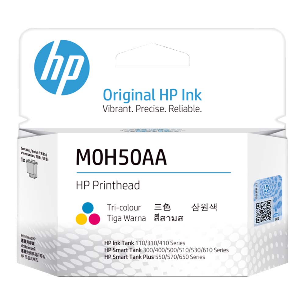 Cabezal HP M0H50AL Tricolor Original | Impresora Ink Tank 115 / 118 / 310 / 315 / 415 / 510 / 513 / 515 / 516 / 517 / 519 / Smart Tank 350 / 355 / 450 / 457 / 500 / 502 / 530 / 534 / 550 / 570 / 615