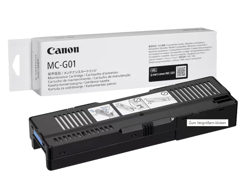 Cartucho de Mantenimiento Canon MC - G01 / MAXIFY GX 6010 / GX 6020 / GX 7010 / GX 7020 / GX 6050 / GX 7050 / GX 6080 / GX 7080 / GX 7090 | Original / PANAMA