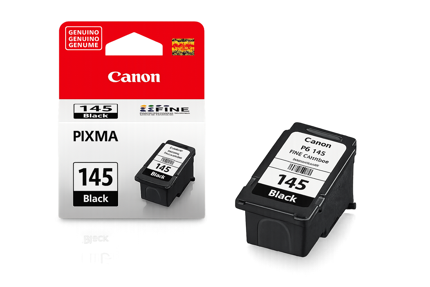 Cartucho de Tinta Canon CL-145XL Negro | Alta Capacidad (300 pág) para MG2410, MG2510, TS3110 / Original