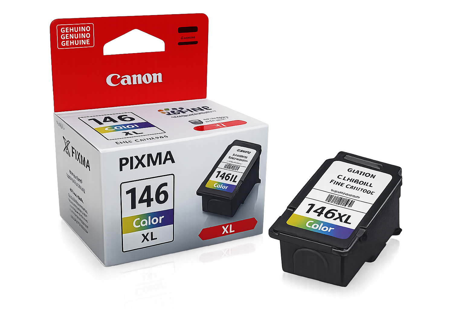 Cartucho de Tinta Canon CL-146XL Tricolor | Alta Capacidad (300 pág) para MG2410, MG2510, MG3010, TS3110 / ORIGINAL