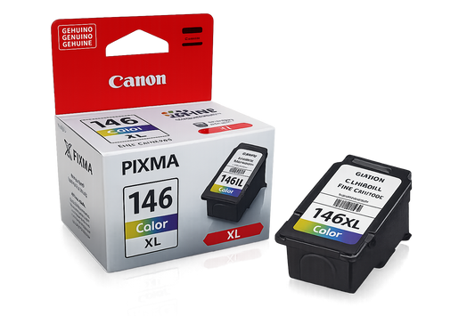 Cartucho de Tinta Canon CL-146XL Tricolor | Alta Capacidad (300 pág) para MG2410, MG2510, MG3010, TS3110 / ORIGINAL