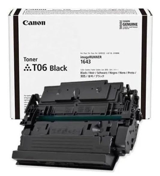 Cartucho tóner Canon T06 imageRUNNER 1643i 1643iF i-SENSYS X 1643P Original Panamá