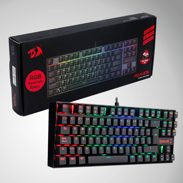 Teclado mecanico gamer kumara redragon panama 