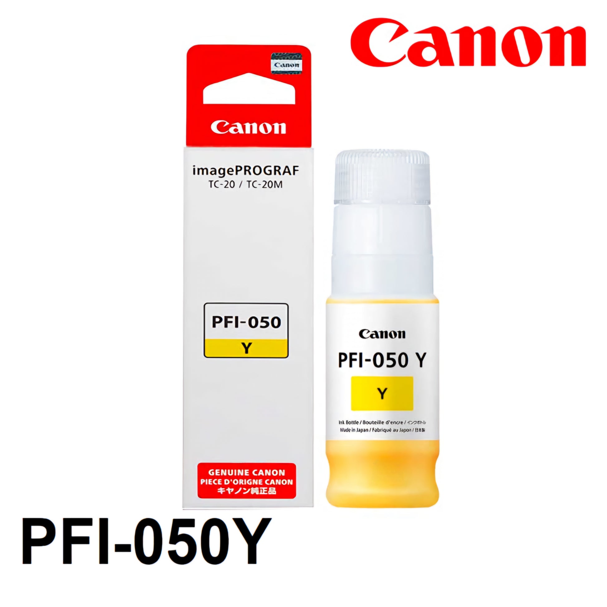 Tinta Canon amarilla panama Plotter imagePROGRAF TC-20M TC-21 ploter panama 