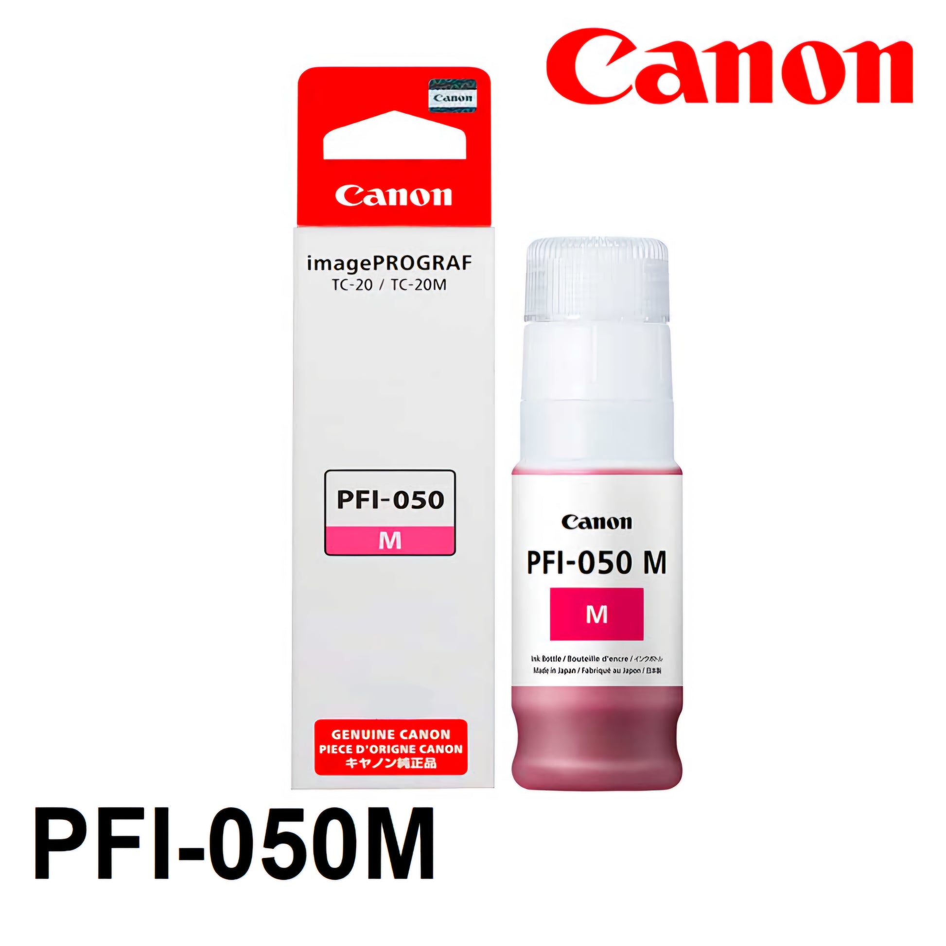 Tinta Canon panama Plotter imagePROGRAF TC-20 TC-21 roja ploter panama 