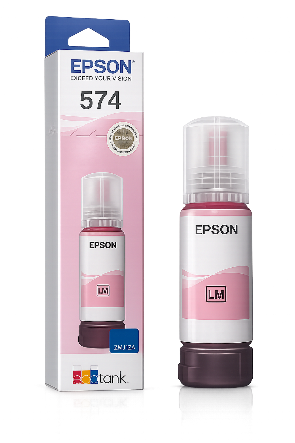 Tinta Epson T574 Light Magenta  Botella EcoTank Original