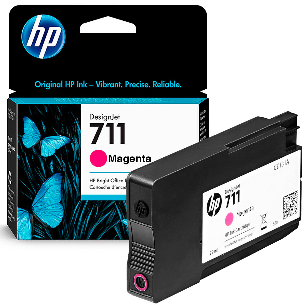 Cartucho Tinta HP 711 CZ131A Magenta DesignJet T100 T120 T125 T130 T520 T525 T530 Panamá 