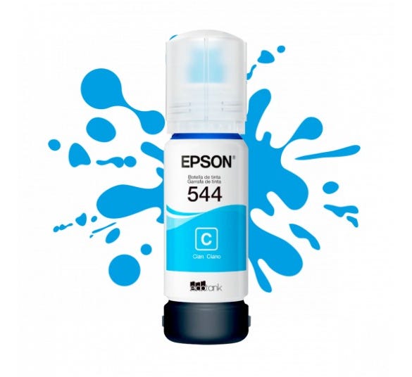 Botella Tinta epson t544 original panama 