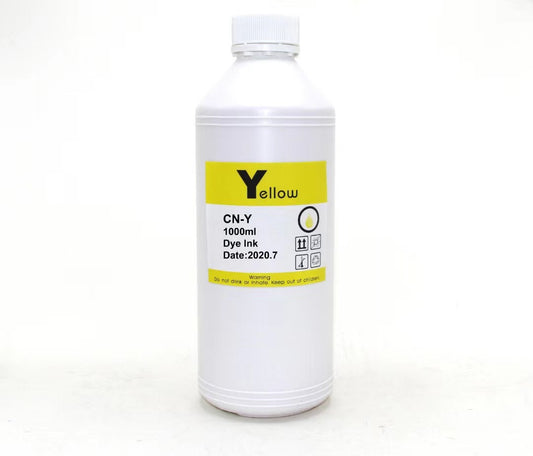 Tinta DYE 1 Litro Universal Amarillo | Epson / HP / CANON / BROTHER