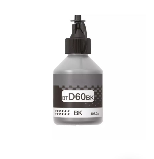 Tinta Brother btD60 / 6000 / 6001  Negro Genérica