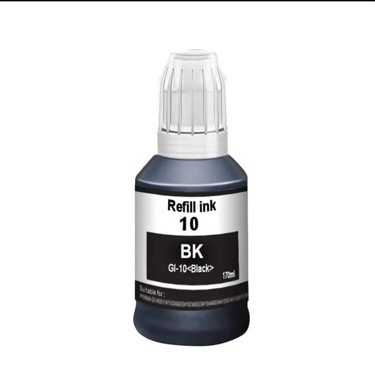 Tinta Canon GI-10 Negro | impresoras de tanque Canon | Genérico