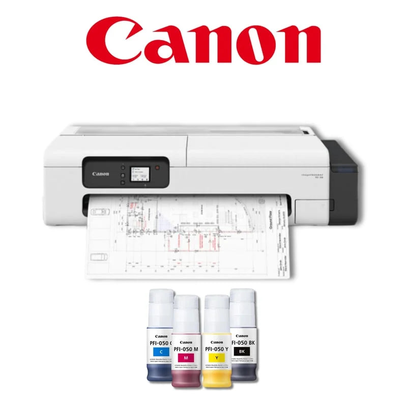 Plotter Canon imagePROGRAF TC- 20 | Imprime 24"| Tanque de Tinta
