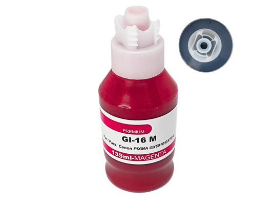 Tinta Canon GI-16 Magenta | impresoras de tanque Canon | Genérico
